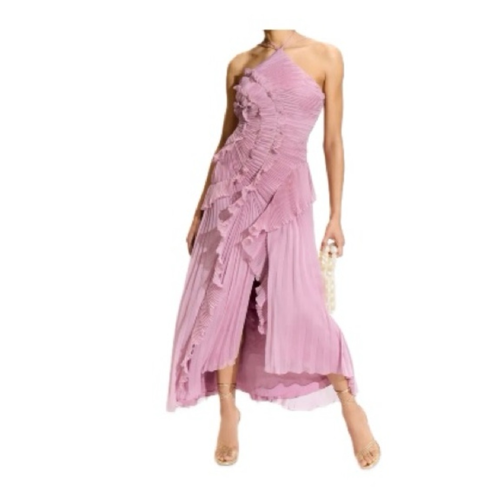AMUR Lorelie One Shoulder Sleeveless Gown